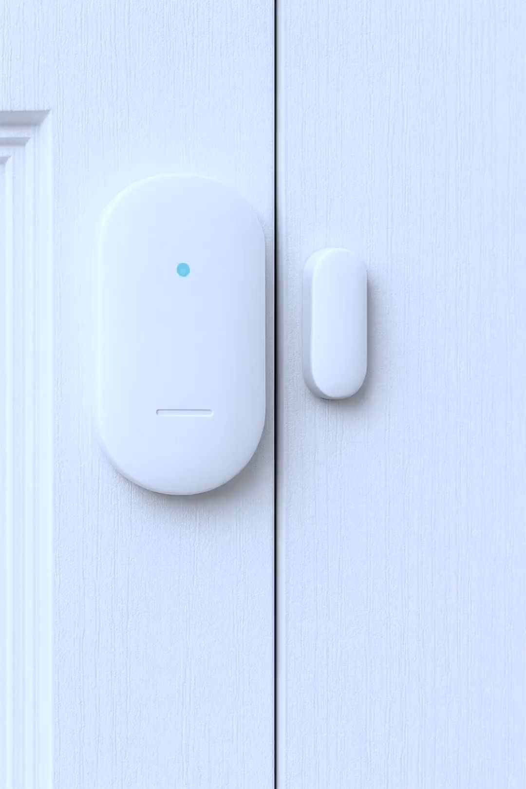 The Entry Door Sensor on a door frame